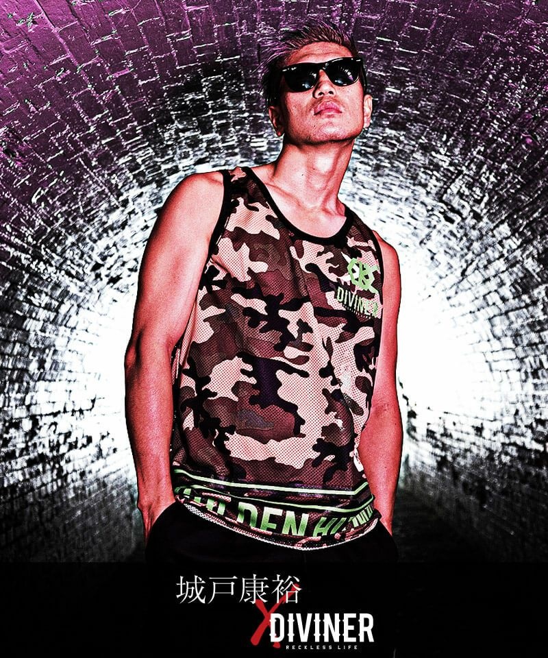 GOLDENHITMANメッシュタンクトップ【選手ステッカー】