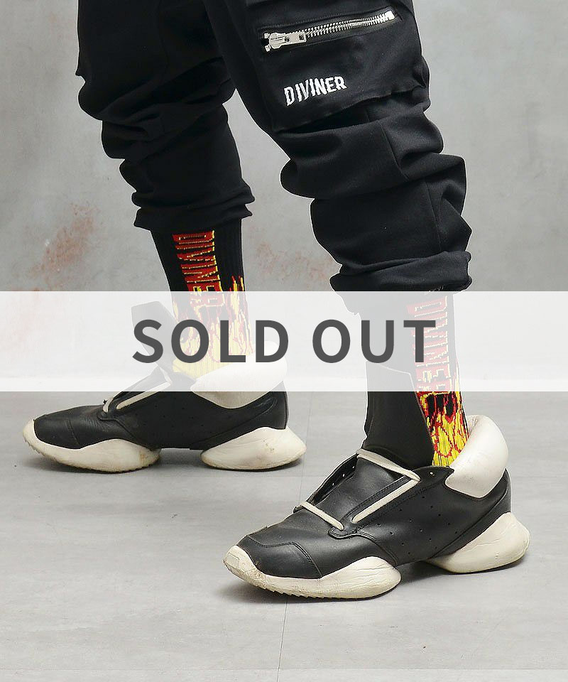 Fire pattern Socks ソックス