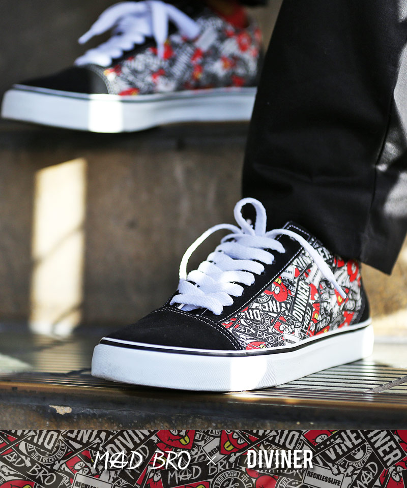 MADBRO×DIVINER Collaboration Sneakers
