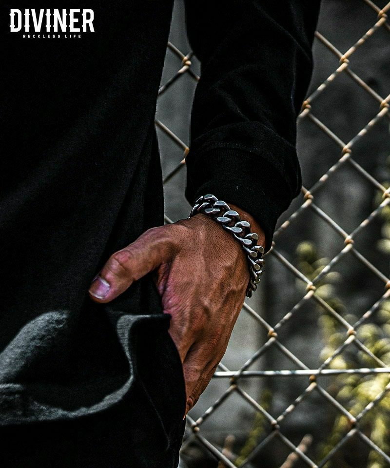 Flatlink Chain Bracelet(シルバー)