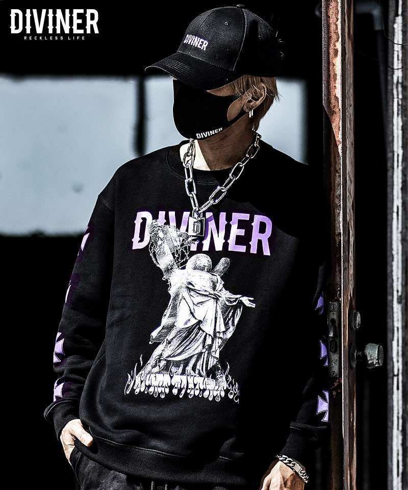 Judgement Sweat Shirt （ブラック×パープル）