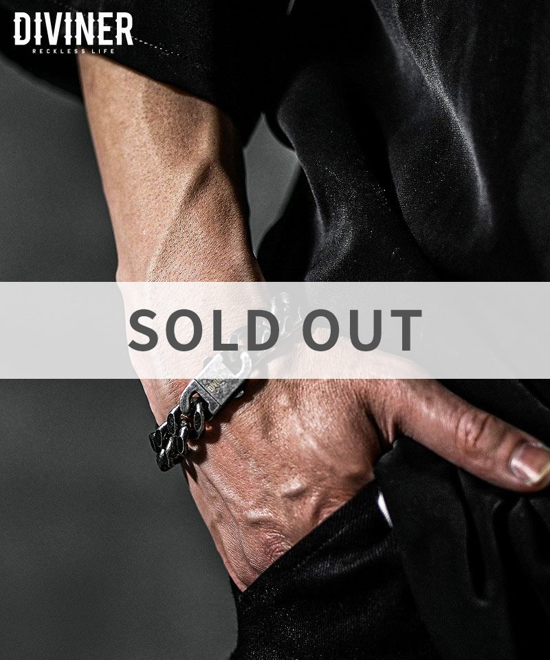 フラットリンクチェーンブレスレット