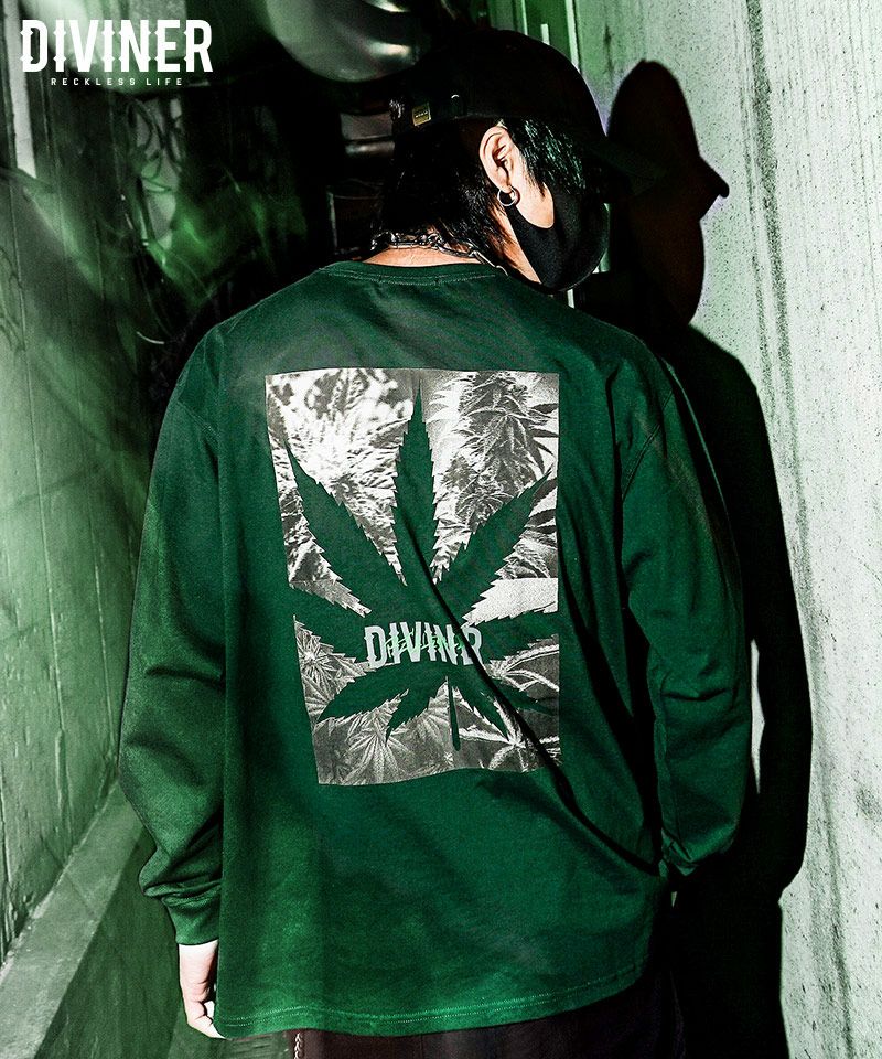 Weed L/TEE(グリーン)