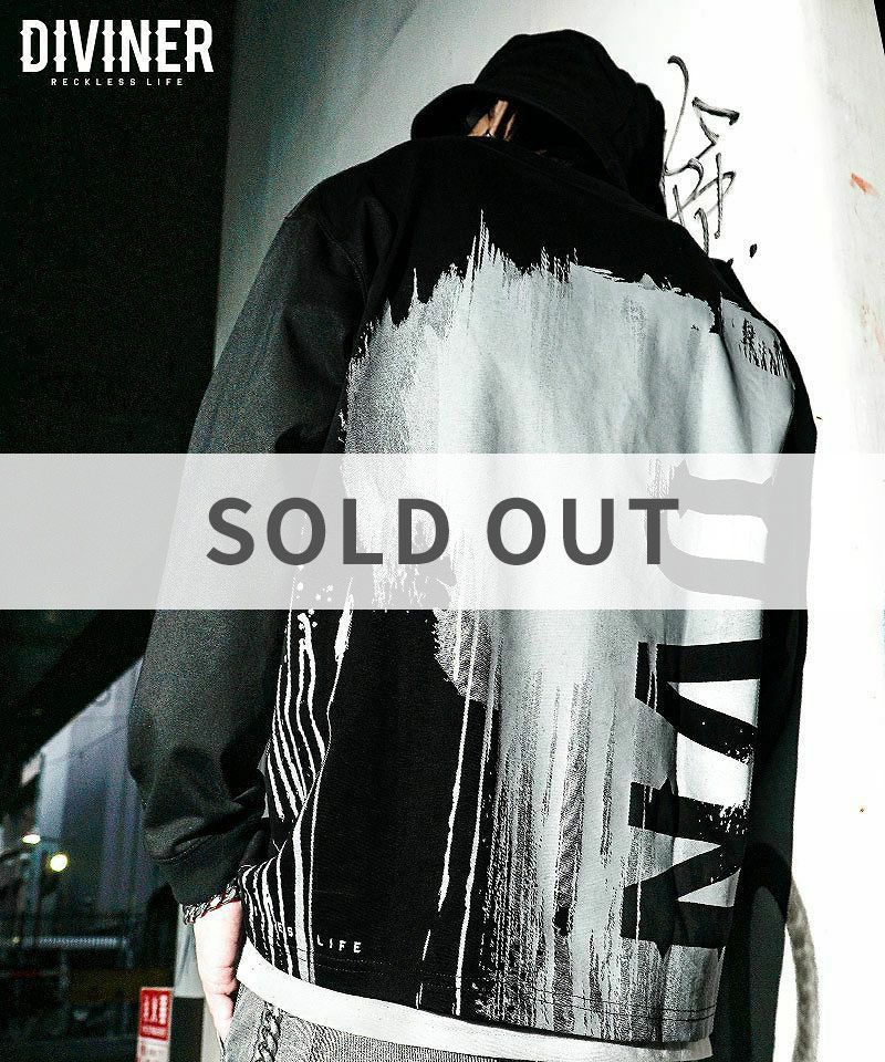 Dripped Spray Logo L/TEE