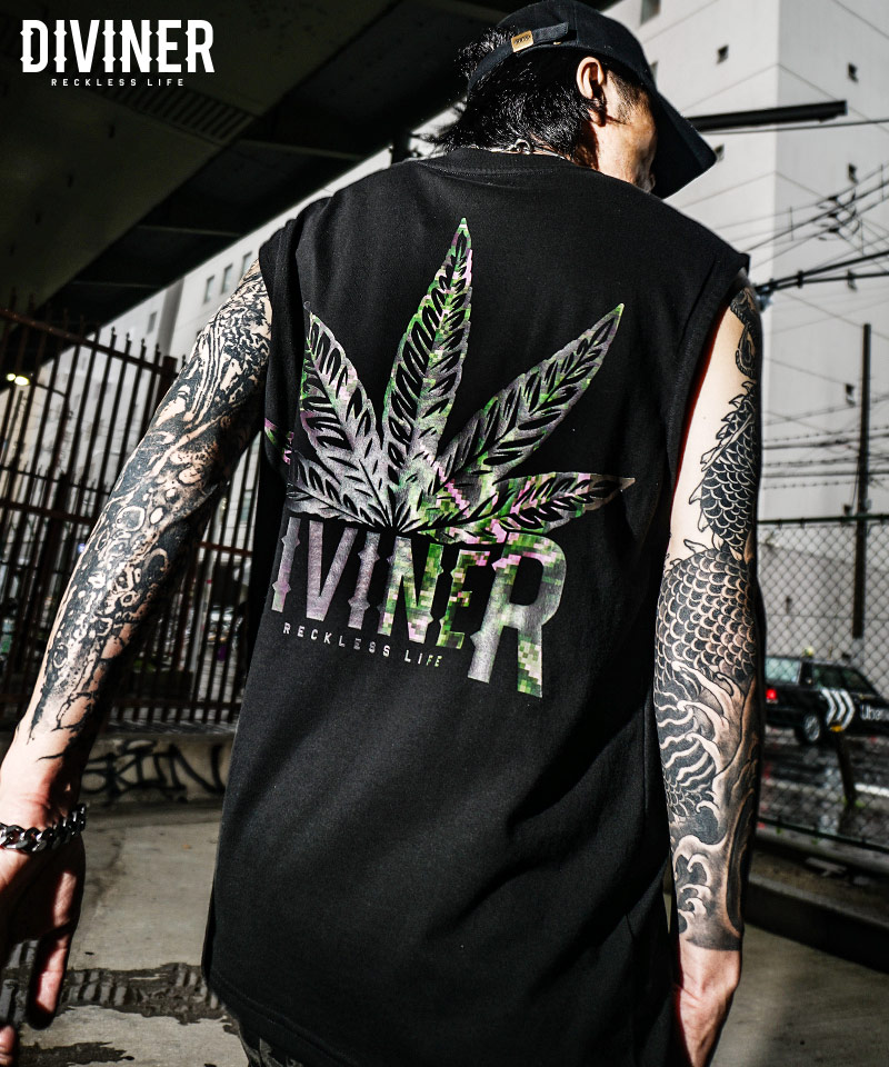 2パターンロゴウィードノースリーブ