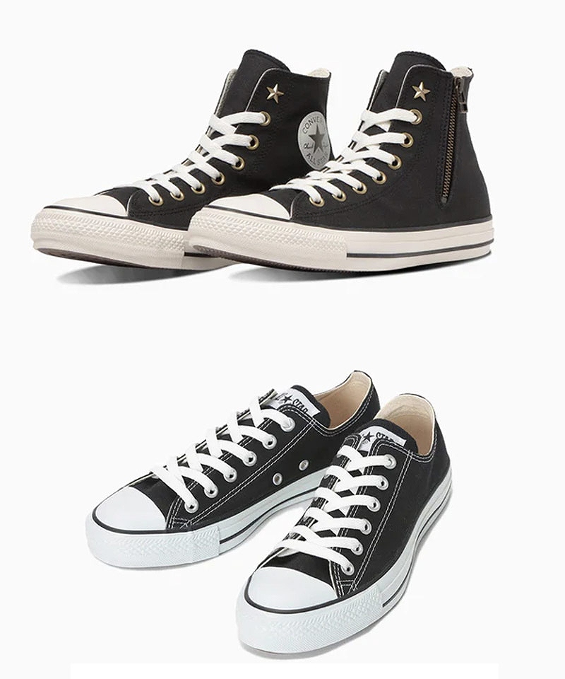 黒のコンバースオールスター