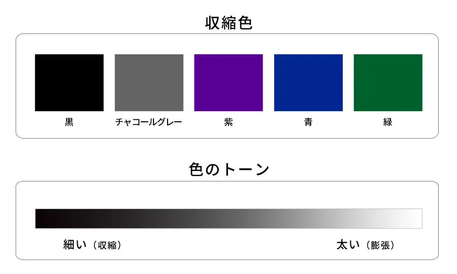 ダークカラーで引き締める