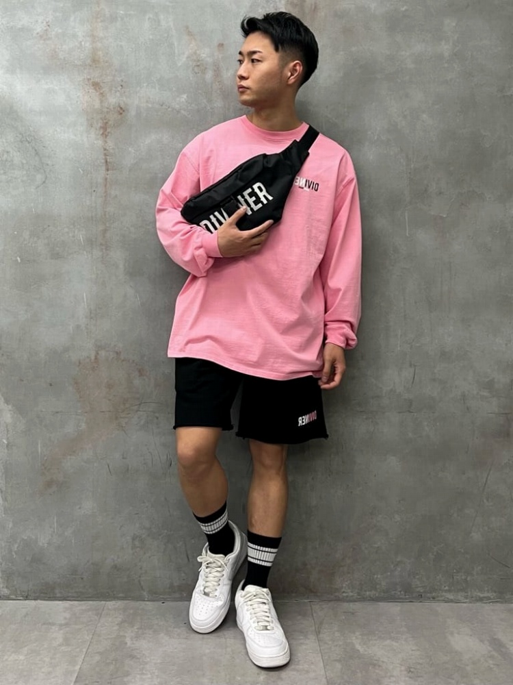 セットアップでピンクを楽しむ①