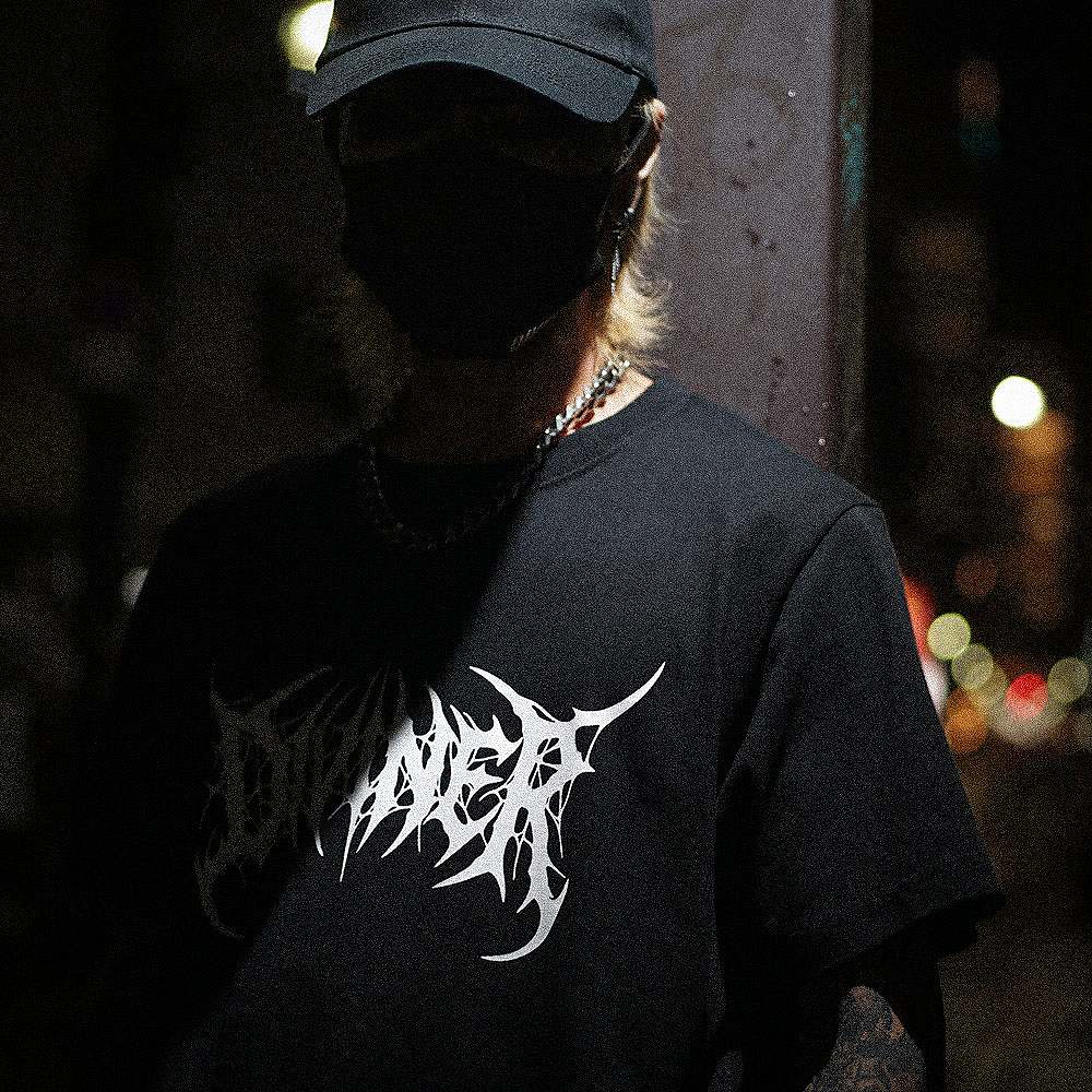 Death Omen TEE(ブラック/ホワイト)