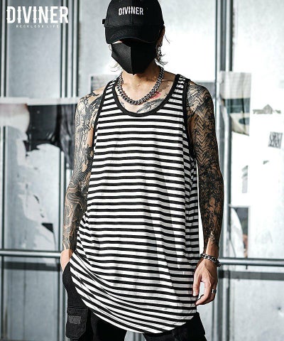 OWN ROOTS】Border Long Tanktop | 【公式DIVINER（ディバイナー）】
