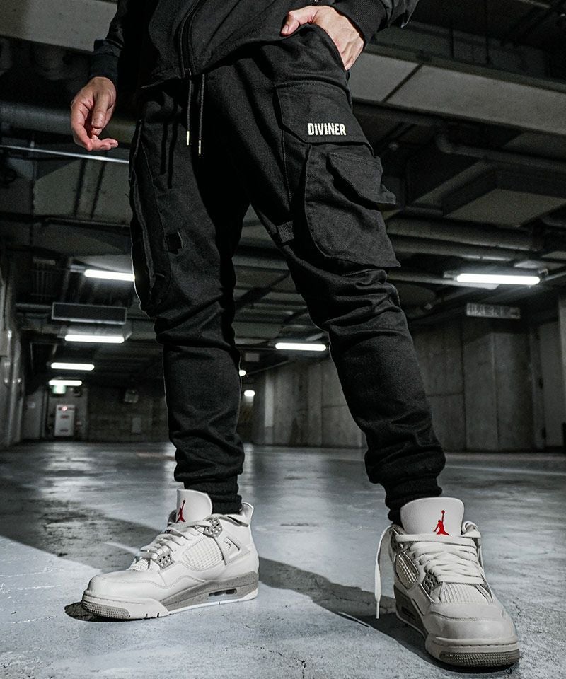 Black Cargo jogger Pants ボトムス｜【公式】DIVINER（ディバイナー）