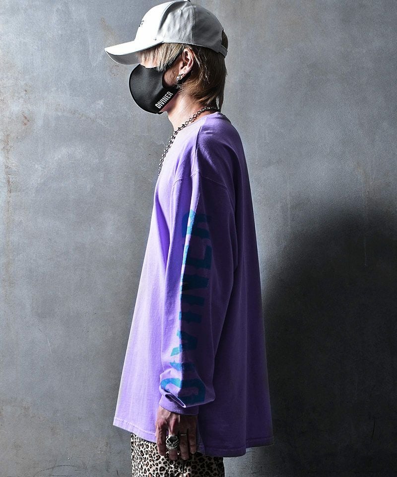 Grangelogo L/S TEE（パープル） ロンT｜【公式】DIVINER（ディバイナー）