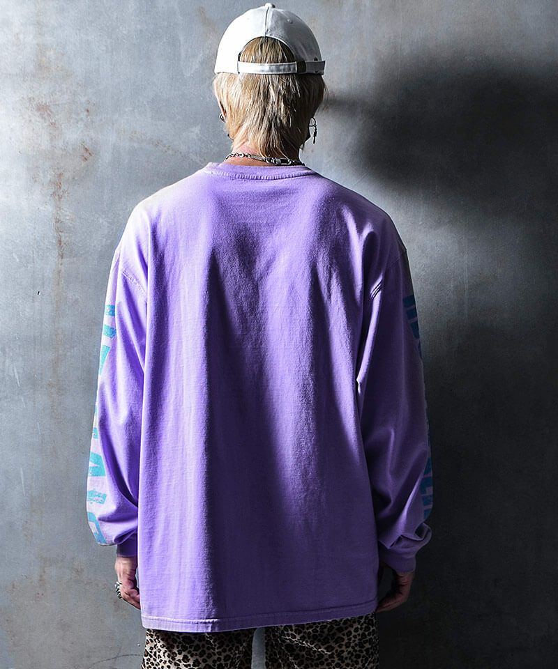 Grangelogo L/S TEE（パープル） ロンT｜【公式】DIVINER（ディバイナー）
