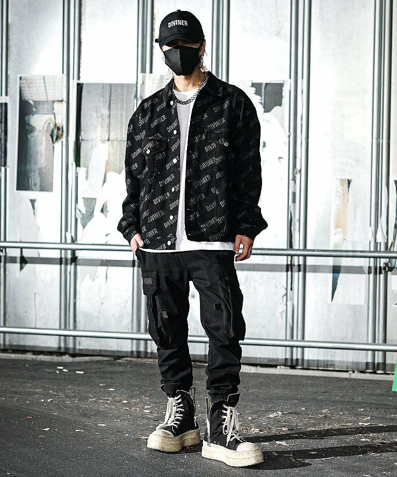 Logo Total Pattern Jacket デニムジャケット ｜【公式】DIVINER 