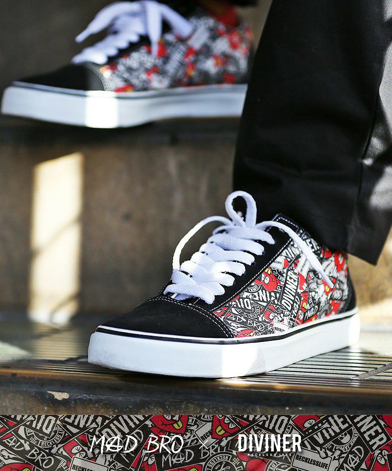 MADBRO×DIVINER Collaboration Sneakers スニーカー 皇治コラボ