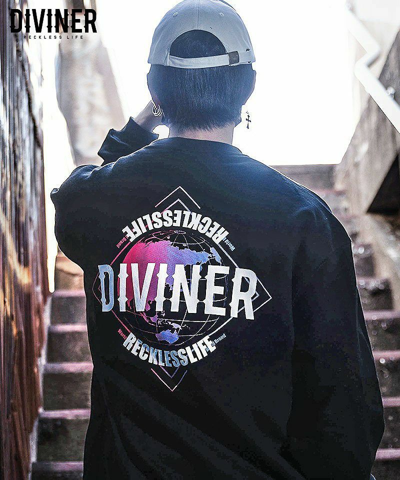 Earth Sweat Shirt（ブラック）トップス スウェット ｜【公式】DIVINER