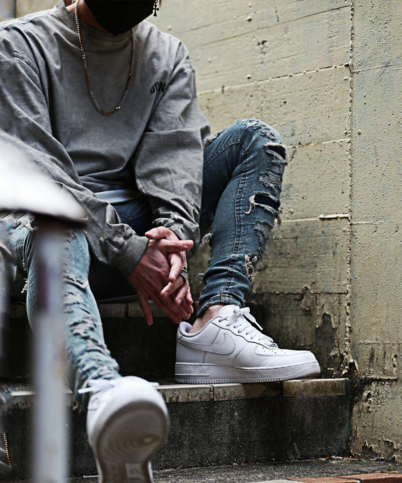 デストロイ デニム パンツ ボトムス ｜【公式】DIVINER（ディバイナー）