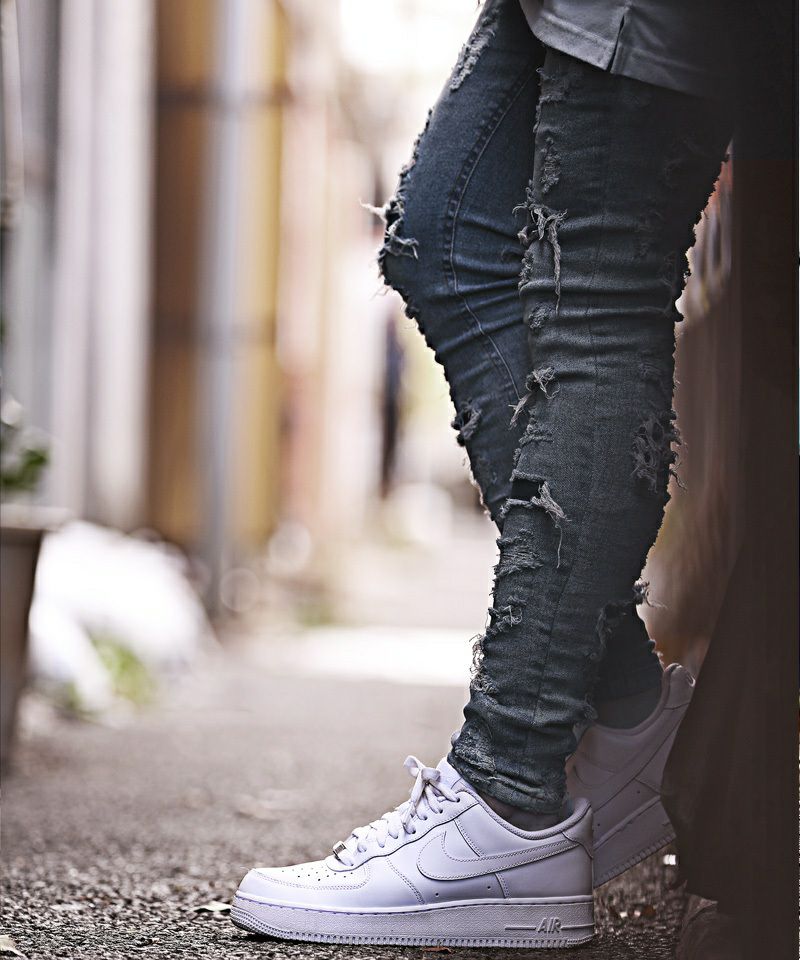 デストロイ デニム パンツ ボトムス ｜【公式】DIVINER（ディバイナー）