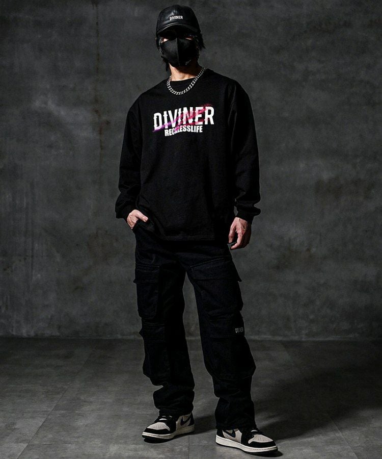 Existence L/TEE（ブラック） ロンT｜【公式】DIVINER（ディバイナー）