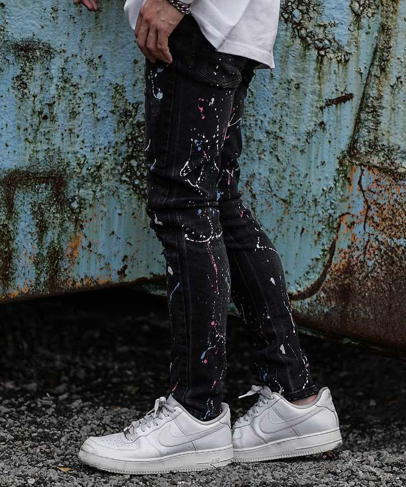 Splash Skinny Pants スキニーデニムパンツ｜【公式】DIVINER