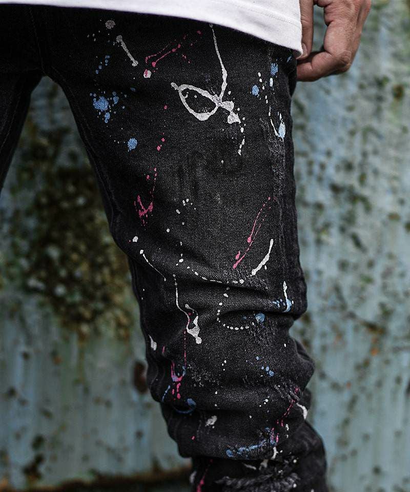 Splash Skinny Pants スキニーデニムパンツ｜【公式】DIVINER
