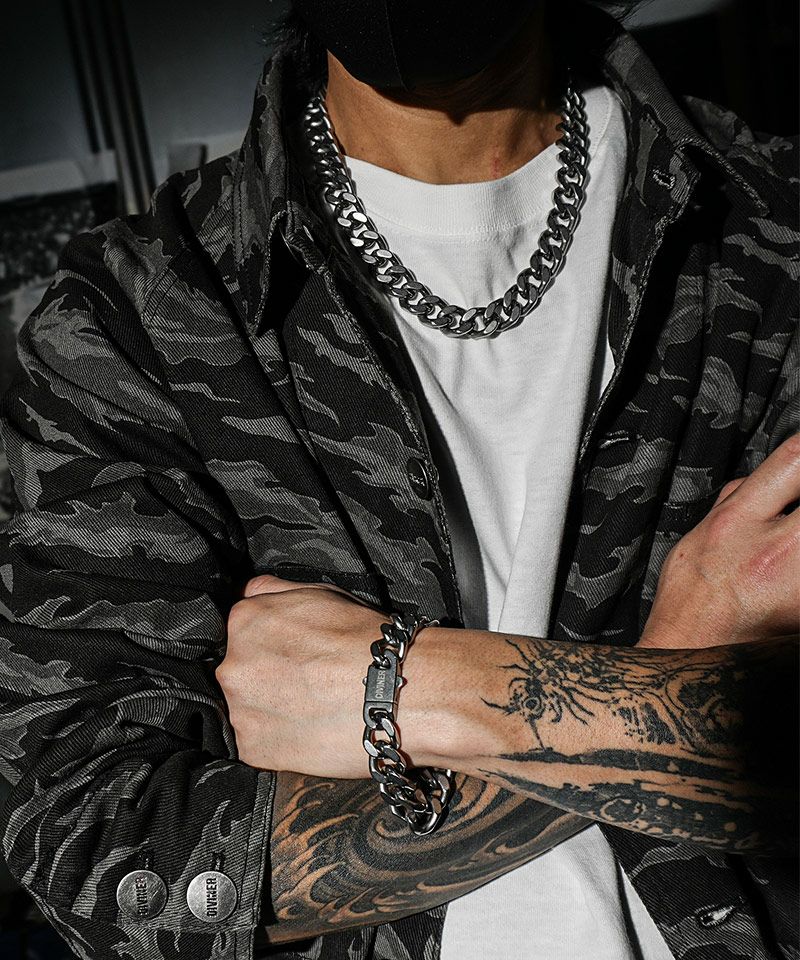 Flatlink Chain Neckless（シルバー）グッズ アクセサリー ネックレス