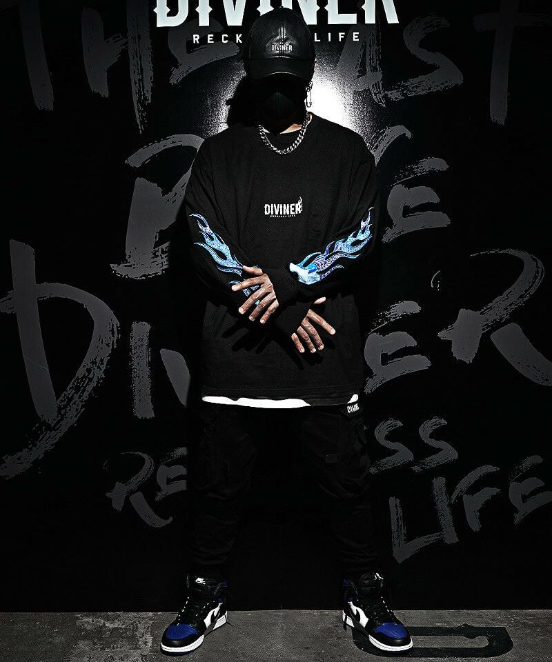 イグニス ロンT 長袖Tシャツ（ブラック）｜【公式】DIVINER