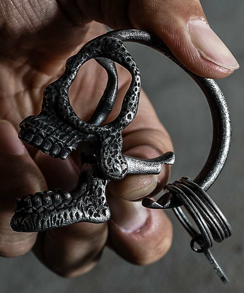 スカルキーリング キーホルダー｜【公式】DIVINER（ディバイナー）