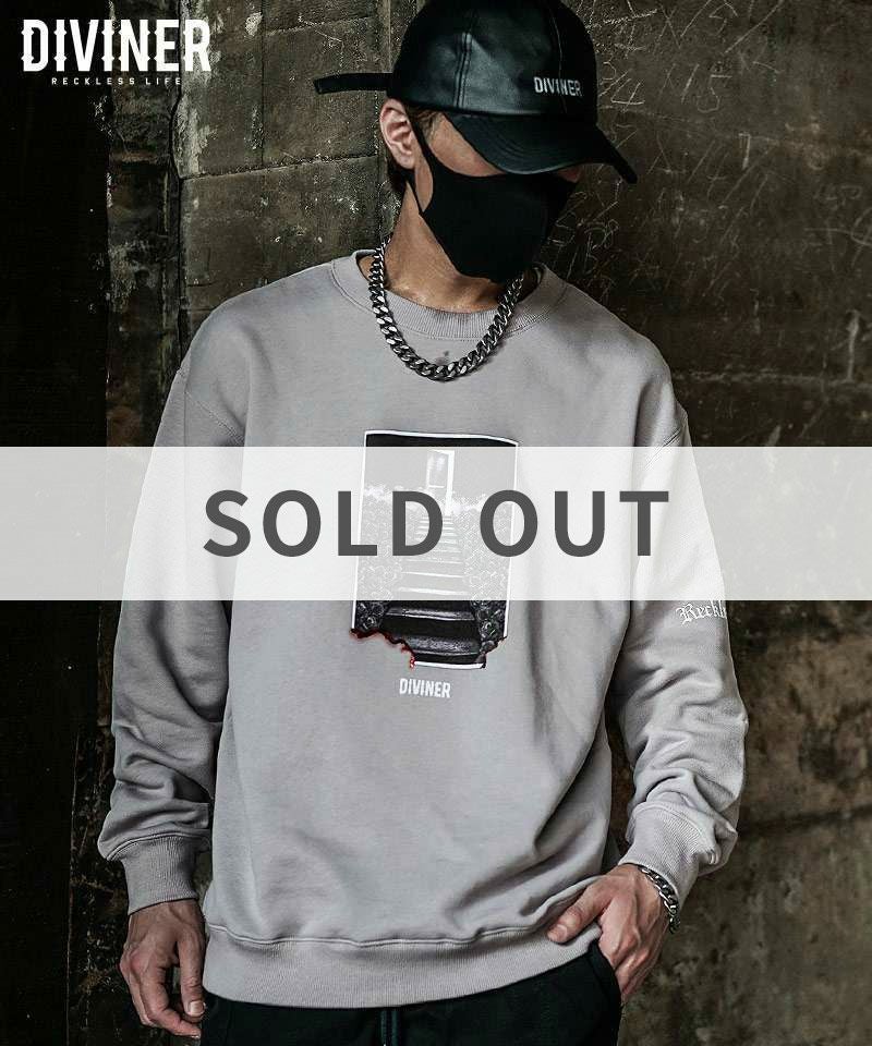 ディスティニーロードスウェット トップス 長袖 トレーナー DIVINER