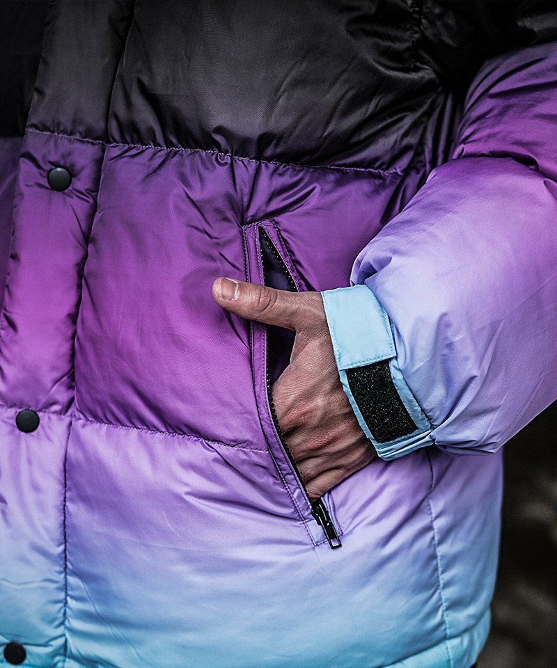 グラデーションパデッドジャケット アウター ダウン DIVINER ディバイナー