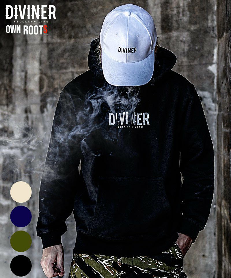 オウンルーツフーディ トップス 長袖 パーカー フーディ DIVINER