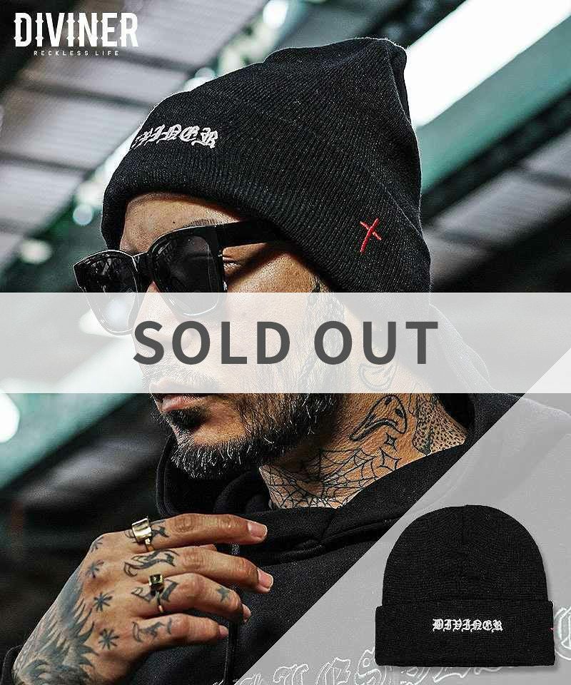 Black Letter】 Knit Cap グッズ 帽子 キャップ ニット帽 ｜【公式