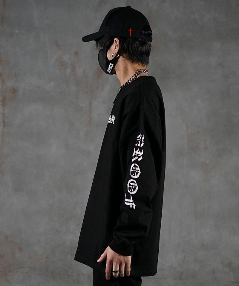 BlackLetter】 Sleeveprint L/tee トップス ロンT ｜【公式】DIVINER