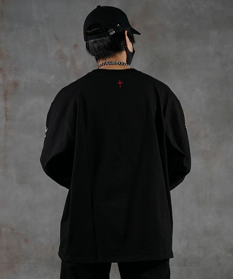 BlackLetter】 Sleeveprint L/tee トップス ロンT ｜【公式】DIVINER