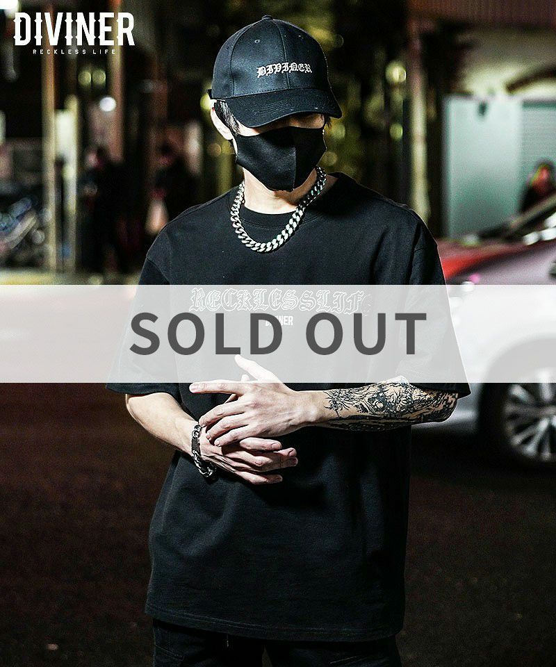 Black Letter】TEE（ブラック） トップス Tシャツ ｜【公式】DIVINER