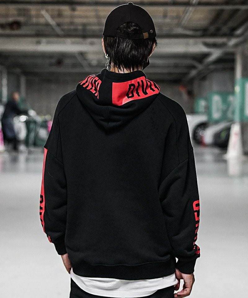Asymmetry Sleeve Hoodie トップス ｜【公式】DIVINER（ディバイナー）