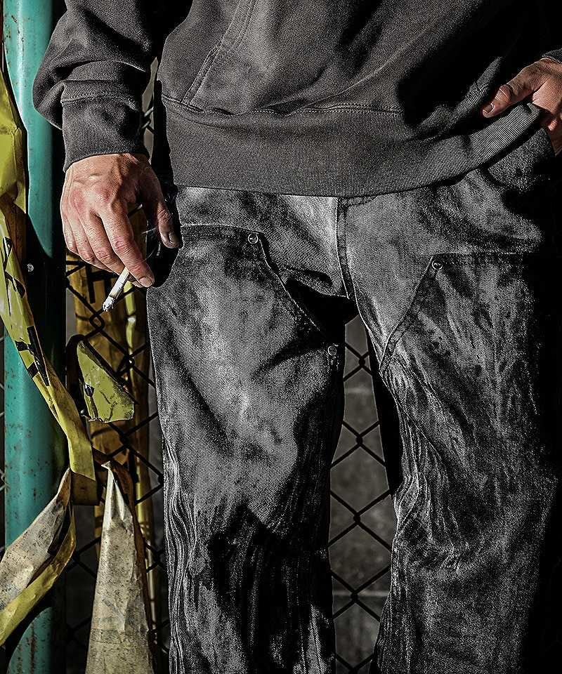 Erosion Double Knee Wide Pants ボトムス｜【公式】DIVINER