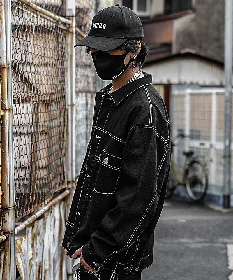 Black Denim Jacket アウター｜【公式】DIVINER（ディバイナー）