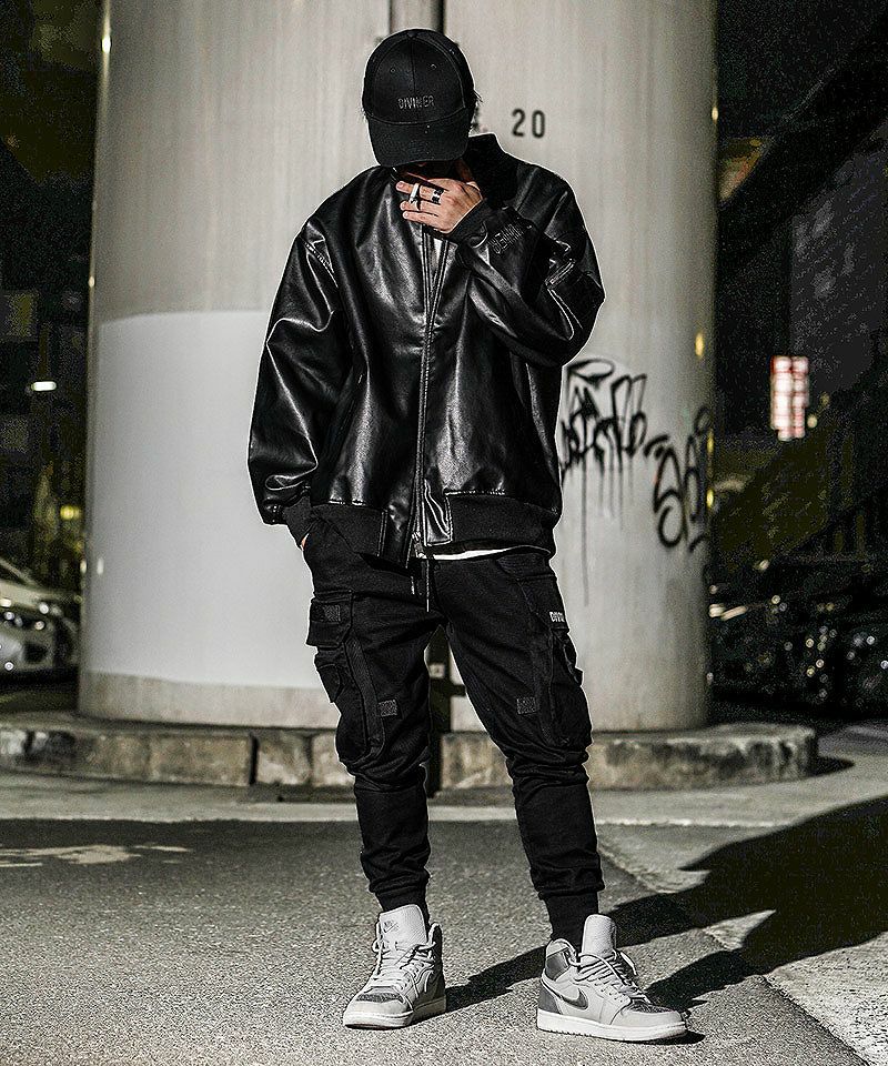 Synthetic Leather Patch MA-1 アウター｜【公式】DIVINER（ディバイナー）