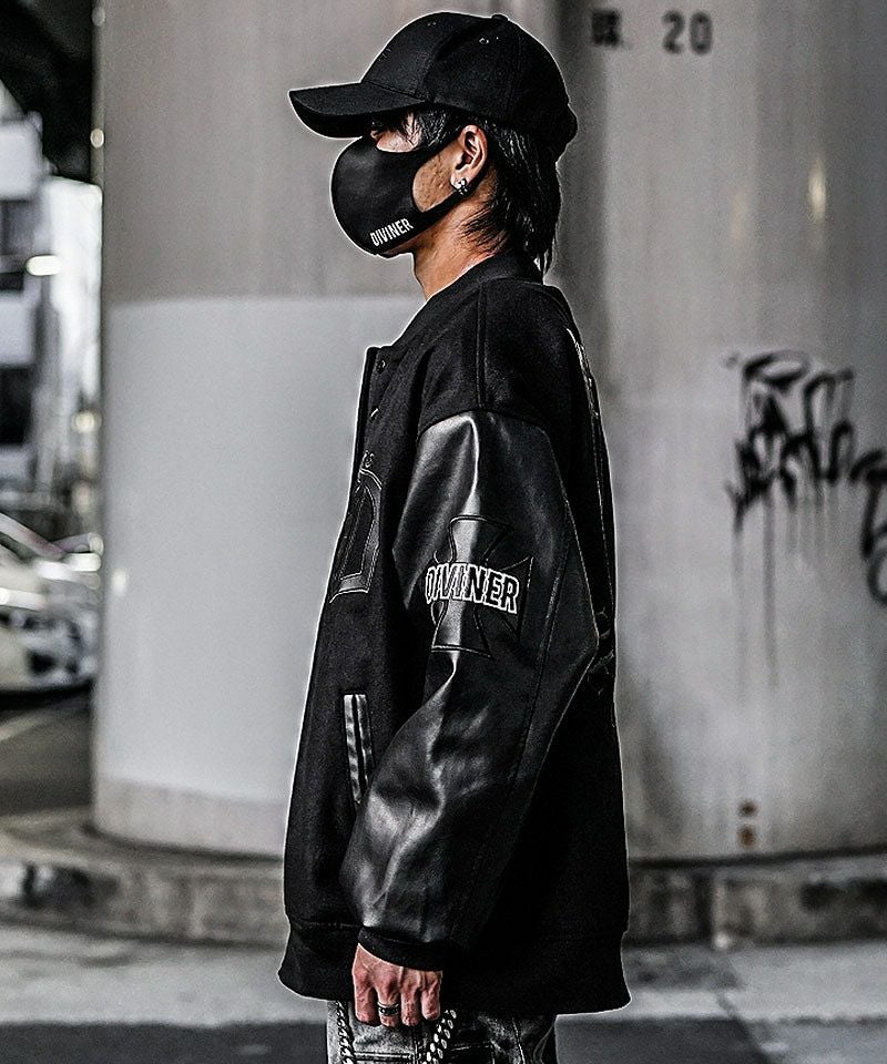 Synthetic Leather Patch Stadium Jacket アウター｜【公式】DIVINER