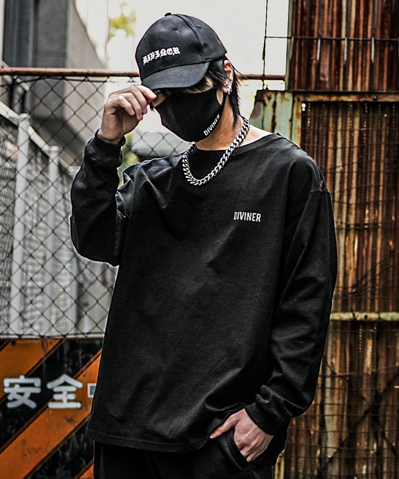 BlackLetter】 Stencil Logo L/STEE