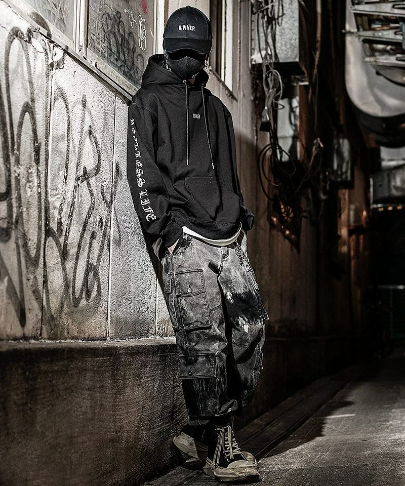BlackLetter】Triple Pattern Logo Hoodie(ブラック) トップス｜【公式