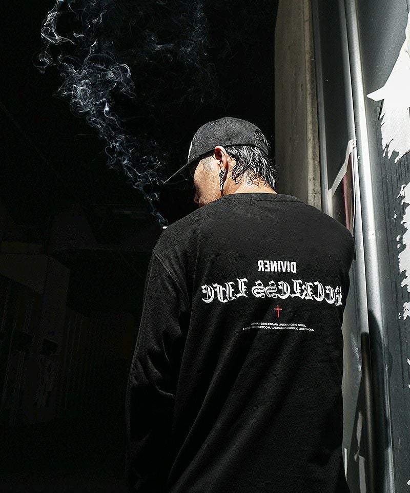 BlackLetter】Circular Neck Logo L/TEE トップス｜【公式】DIVINER