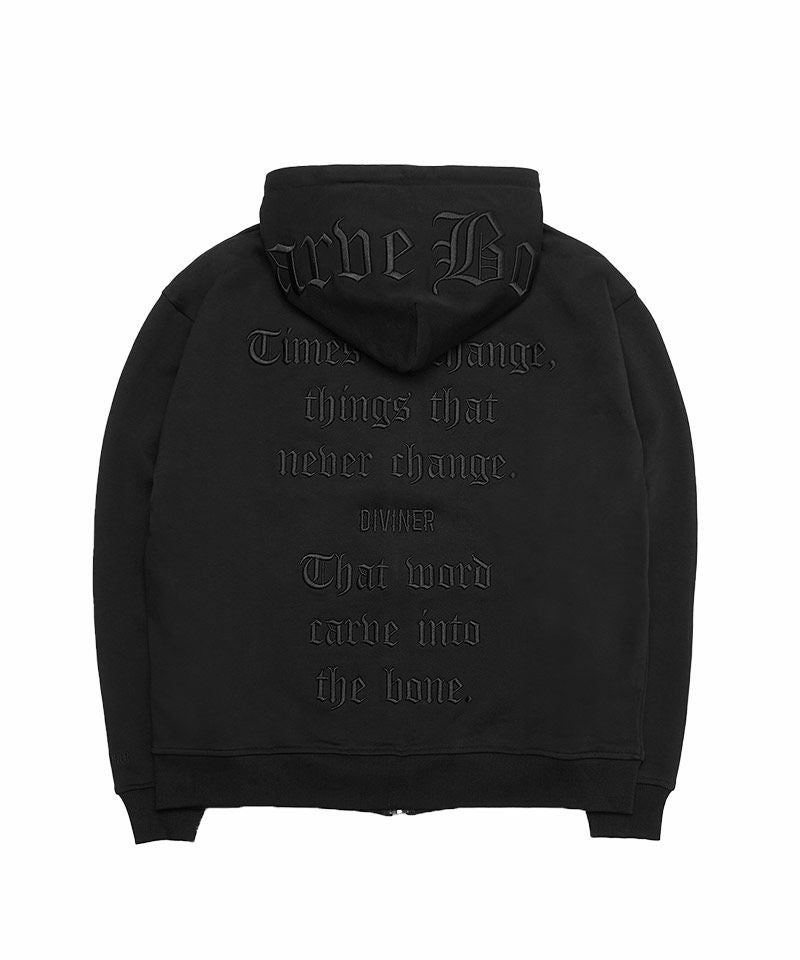 BlackLetter】Rear Embroidery Cross Hoodie トップス｜【公式