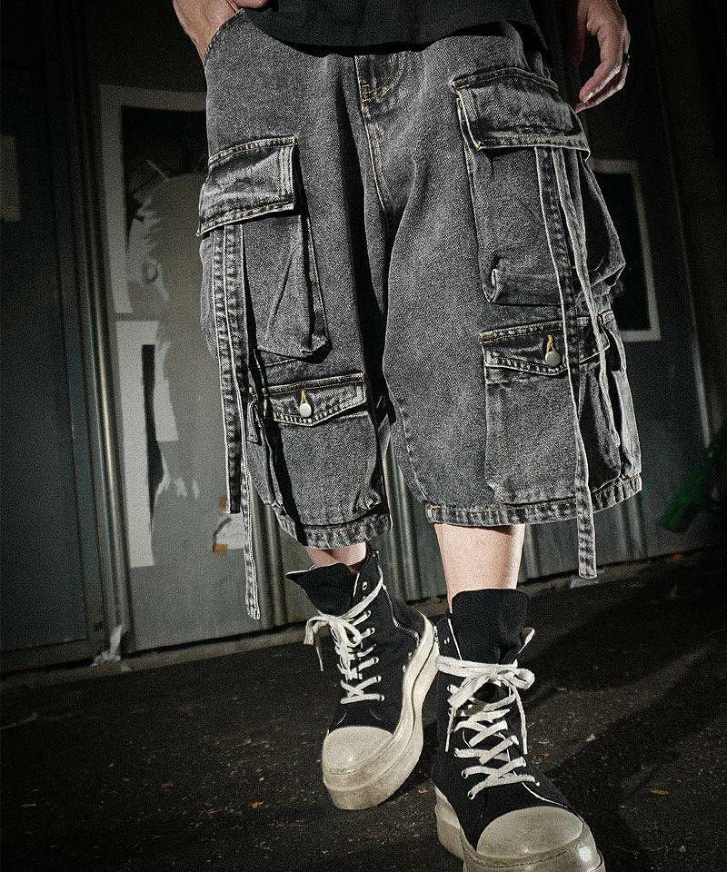 Multi Pocket Cargo Denim Shorts ボトムス｜【公式】DIVINER