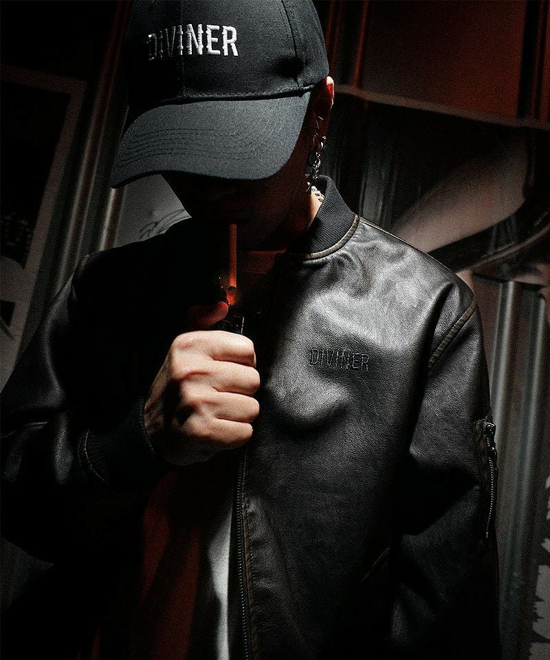 Dirty Leather MA-1 Jacket アウター｜【公式】DIVINER（ディバイナー）