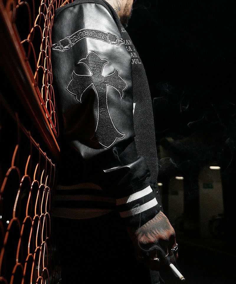 BLACK LETTER】Grim Reaper Stadium Jacket アウター｜【公式】DIVINER
