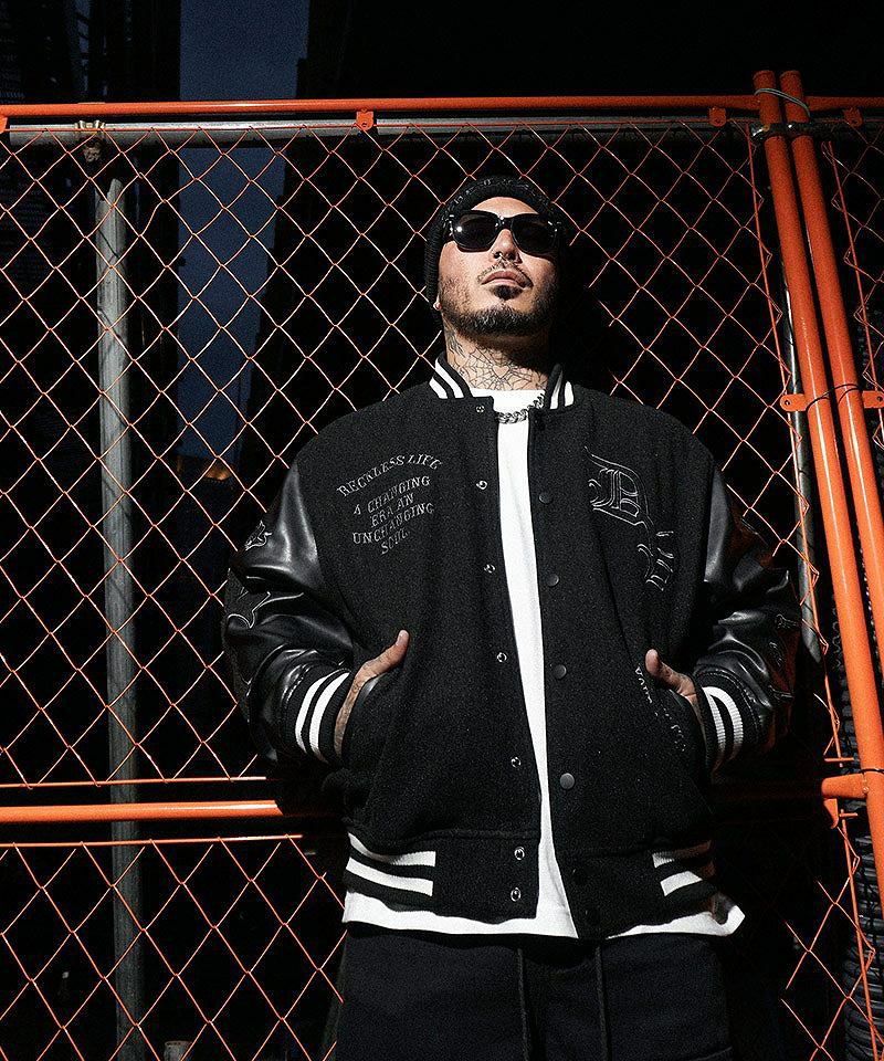 BLACK LETTER】Grim Reaper Stadium Jacket アウター｜【公式】DIVINER