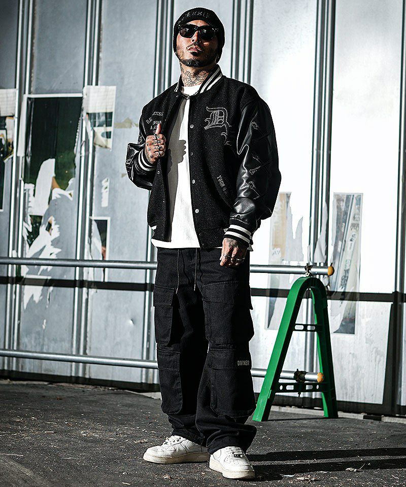 BLACK LETTER】Grim Reaper Stadium Jacket アウター｜【公式】DIVINER