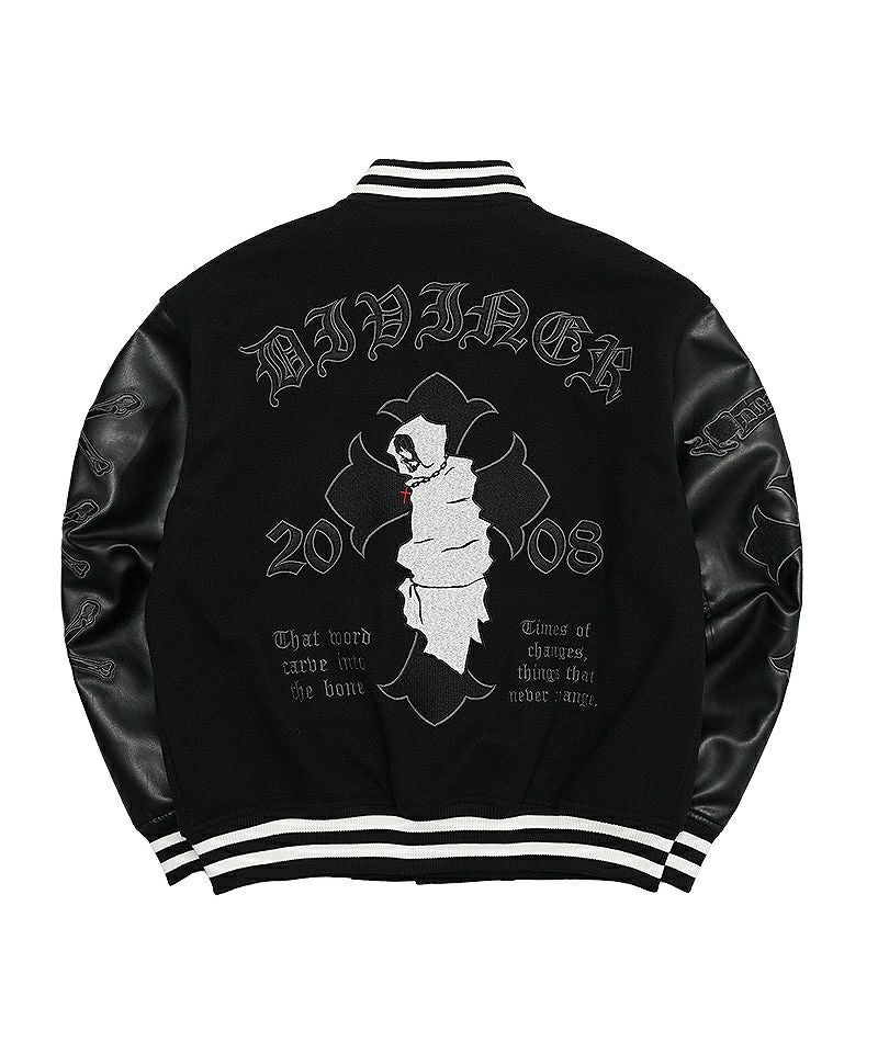 BLACK LETTER】Grim Reaper Stadium Jacket アウター｜【公式】DIVINER